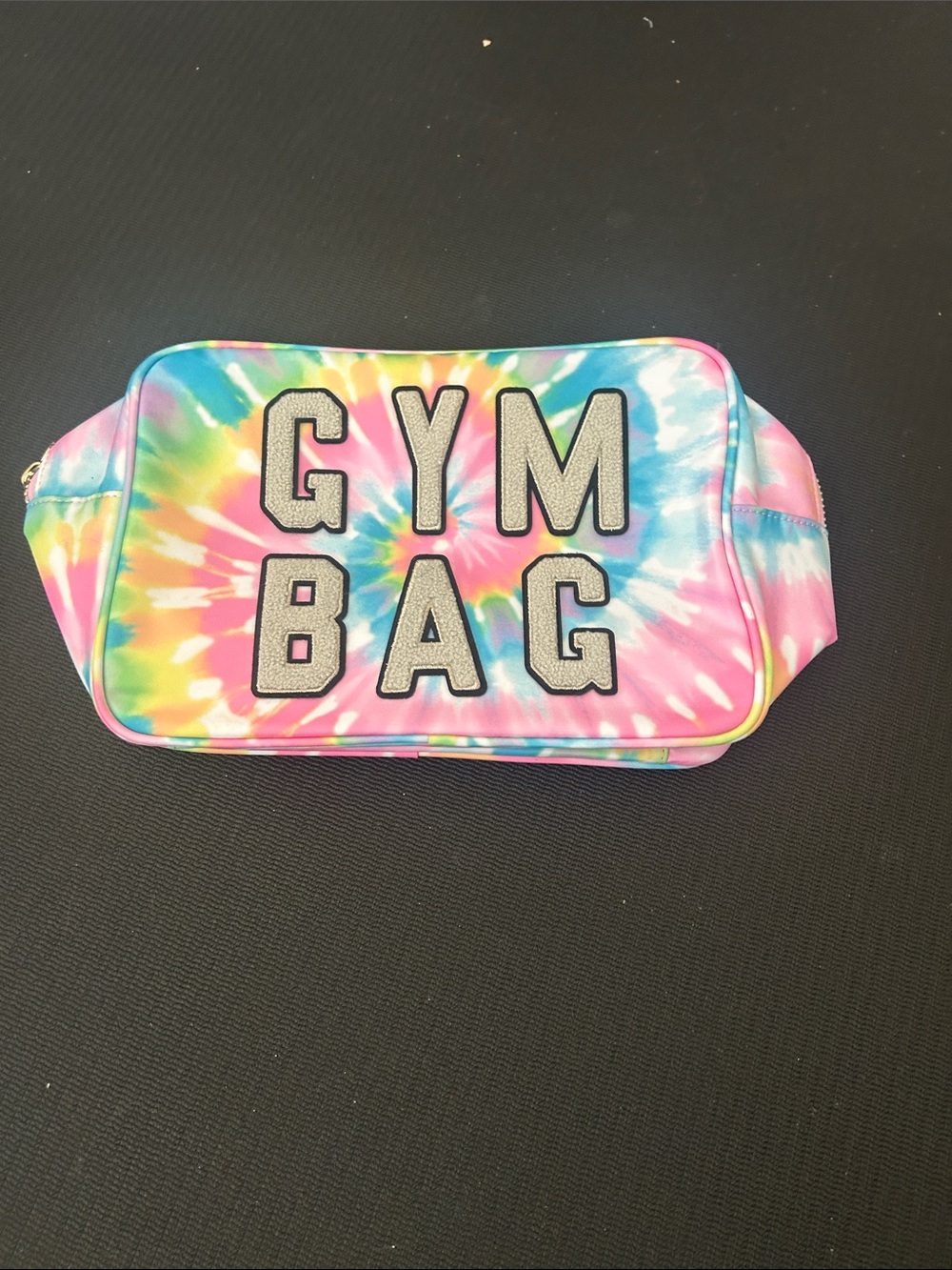 Stoney Clover Lane Tie-Dye Cosmetic Bag — Pink, Blue, Yellow, Green